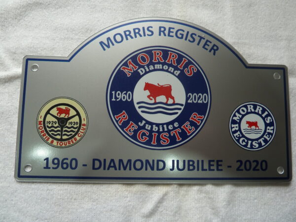 Morris Register - Morris Register Jubilee Plaque