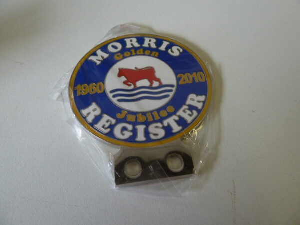 Morris Register Jubilee Car Badge