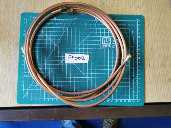 Fuel pipe  Copper inc soldered nipples and nuts - Morris 8 series 1 and 2 (10' long)